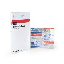 Ultima-Salbuto packaging showing high-quality product with clear labeling and instructions.